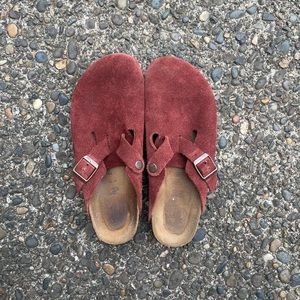 Birkenstock Boston Clog - size 39 narrow - Burgundy